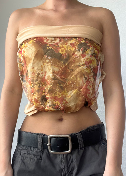 Y2k Layered Tube Top (S)