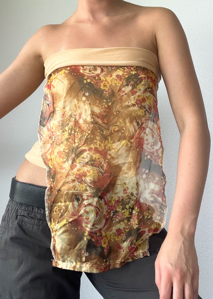Y2k Layered Tube Top (S)