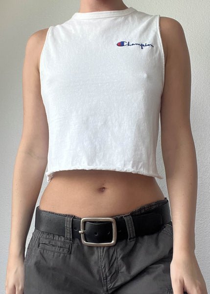 90's White Champion Tank (S)