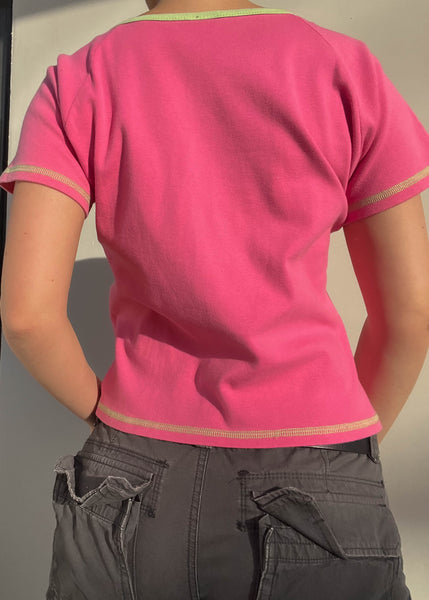 Y2k Cartoon Girl Tee (M)