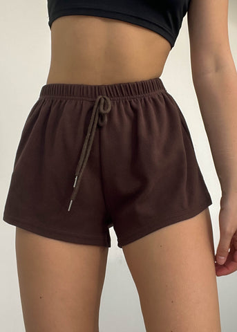 Y2k Brown Lounge Shorts (S)