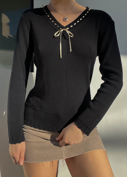 Haley Y2k Ribbon Knit (S)