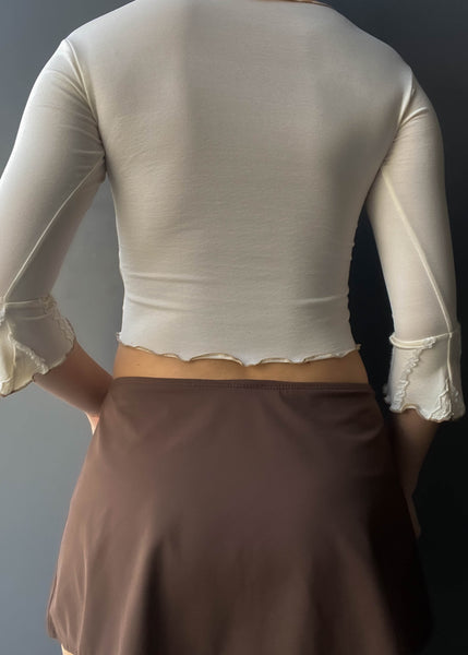 Cream Y2k Fairy Top (XS)