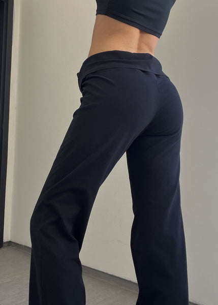 Black Athletic Flares (L-XL)