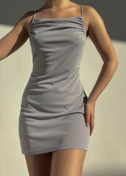 90’s Gray Mini Dress (S)