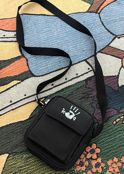 Y2k Black Mudd Cross-Body Bag