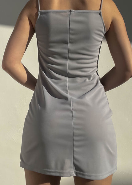 90’s Gray Mini Dress (S)