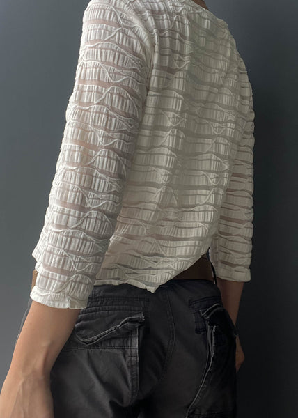 Delaney Y2k Textured Top (M)