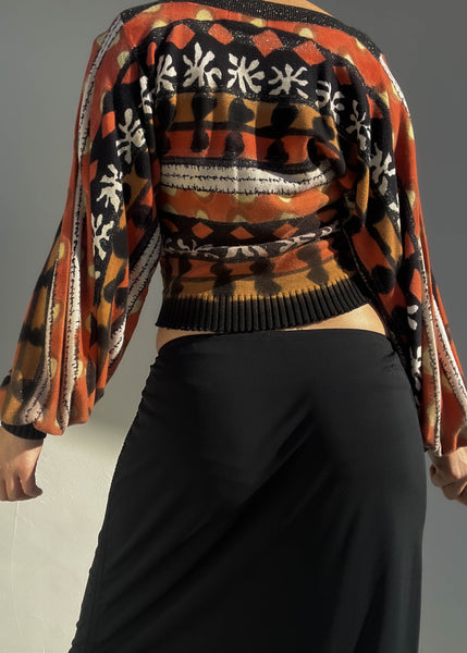 Gloria Y2k Patterned Knit (S-M)