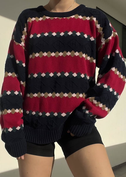 Dominic 90's Patterned Knit (M-L)