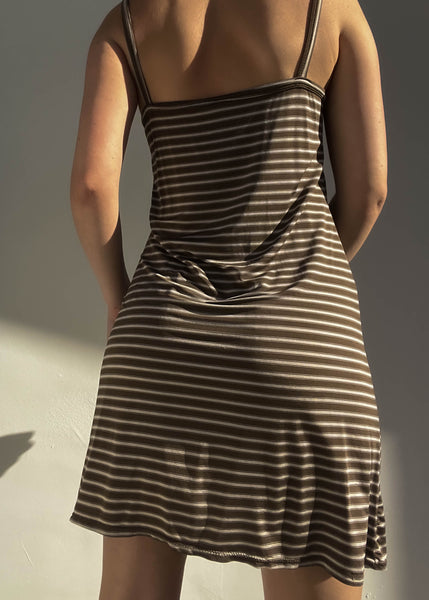 90's Striped Mini Dress (M)