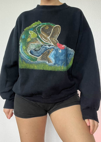 80’s Fish Crewneck (men's M)