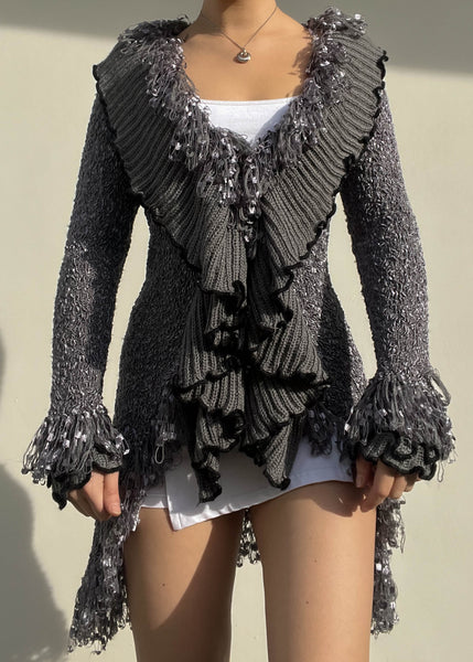 Aubrey Y2k Knit Cardigan (S-M)