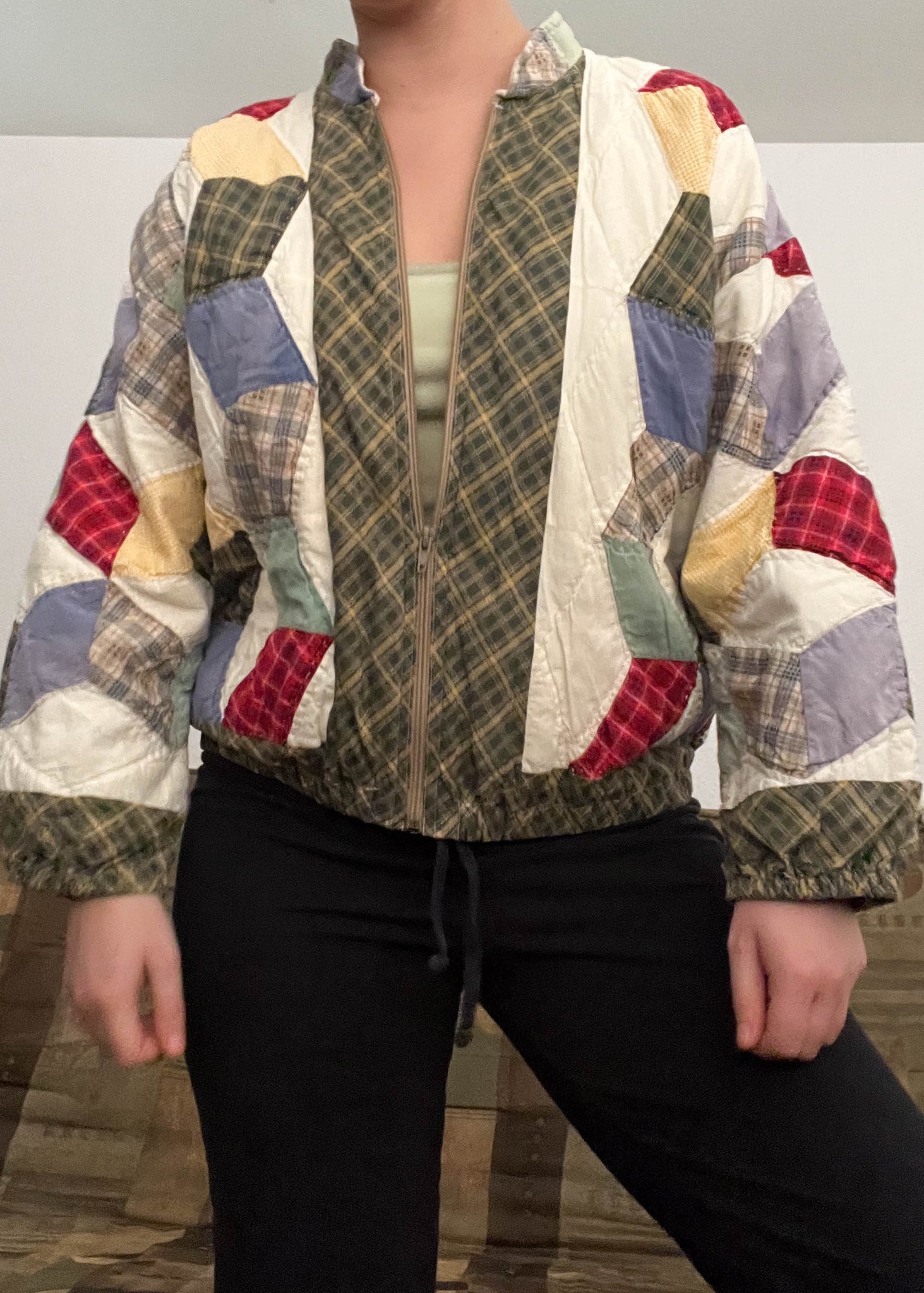 80's Quilted Bomber (S)