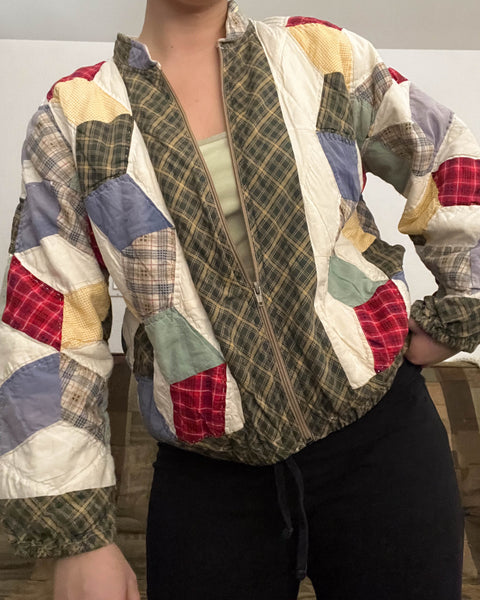 80's Quilted Bomber (S)
