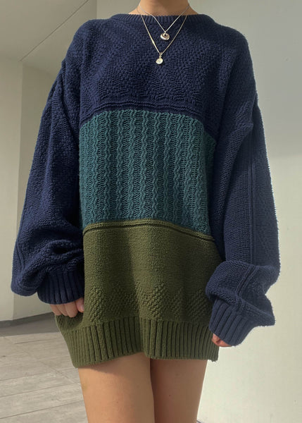 Eddie Bauer Color-Block Knit (XL)