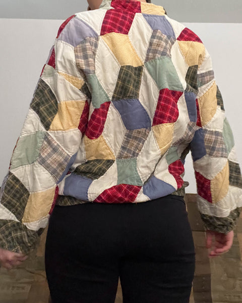 80's Quilted Bomber (S)