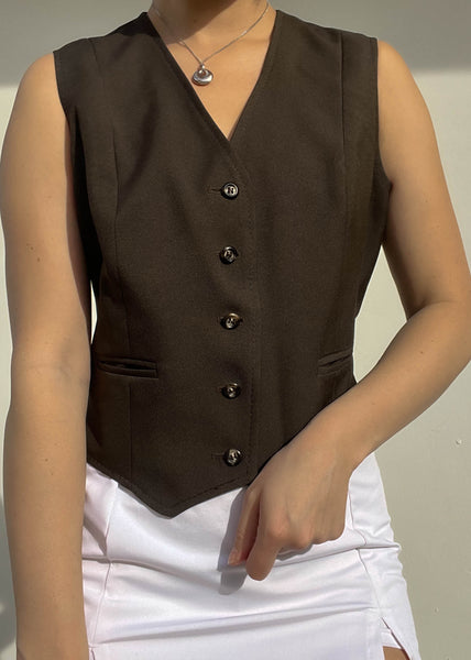 70’s Classic Brown Vest (L)