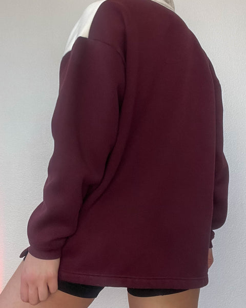 90's Ivy Heart Sweatshirt (M)