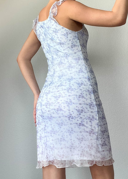 90's Lavender Mesh Dress (S)