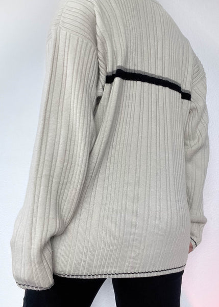 90's Oatmeal Skate Knit (L-XL)