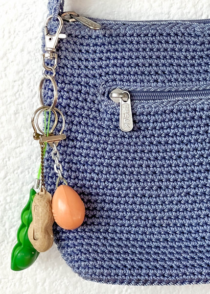 90's Periwinkle Crochet Bag