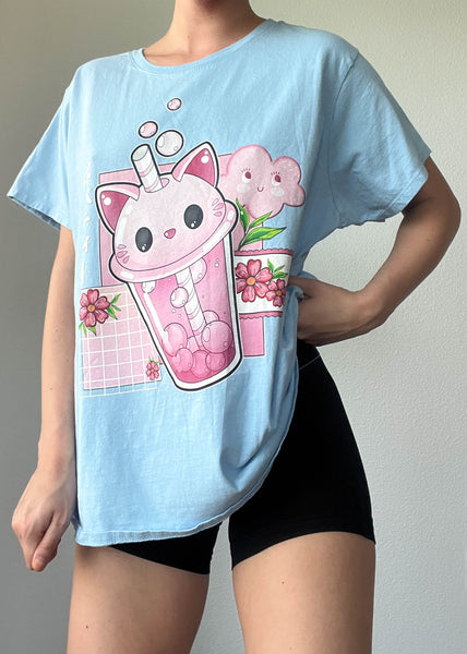 Y2k Pastel Boba Tee (XL