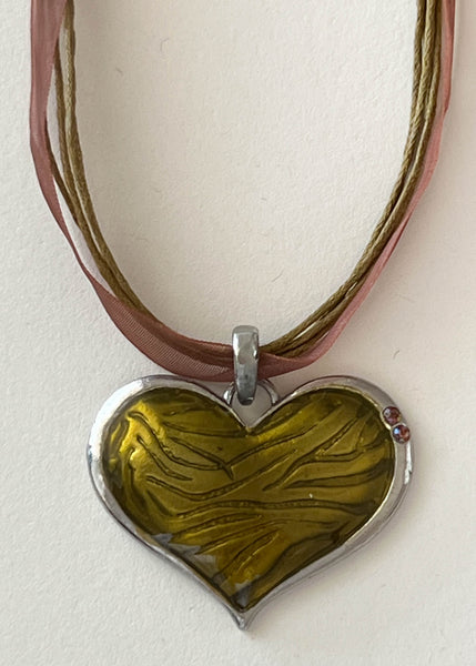 90's Chunky Heart Necklace