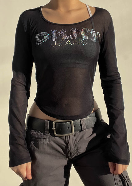 DKNY Mesh Long Sleeve (S)