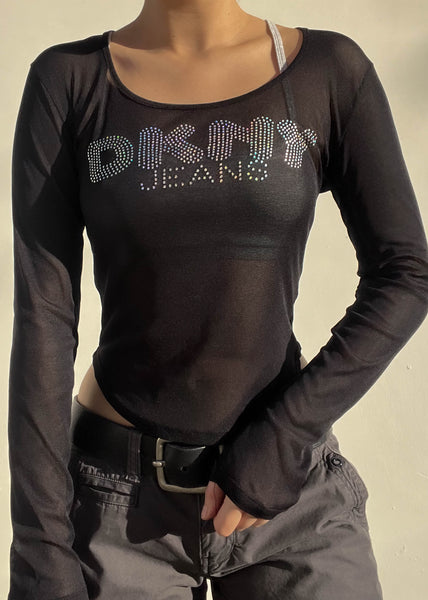 DKNY Mesh Long Sleeve (S)