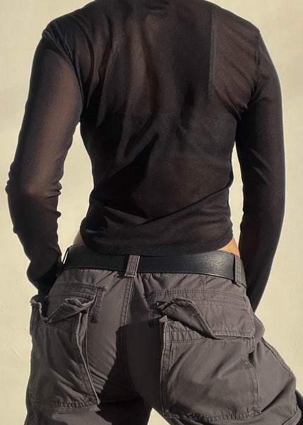 DKNY Mesh Long Sleeve (S)