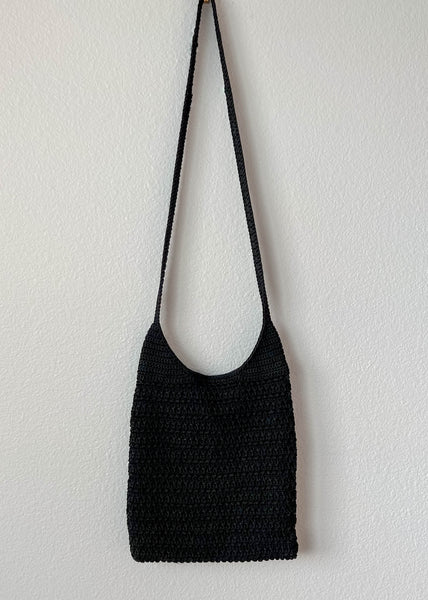 90's Crochet Patch Purse