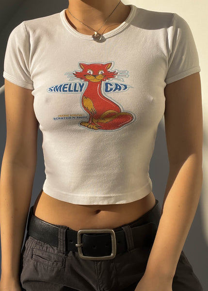 90's Graphic Kitty Tee (S)