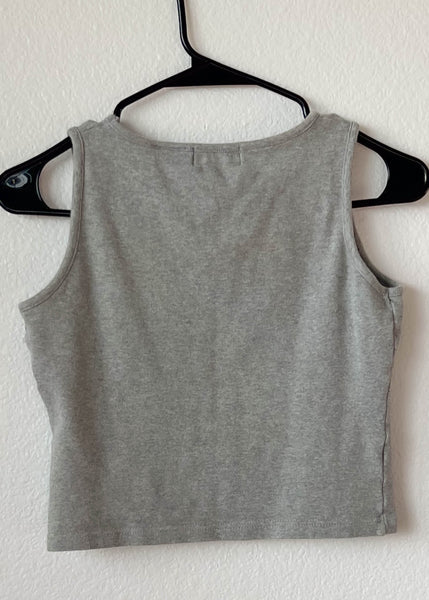 90's Gray Cotton Tank (S)