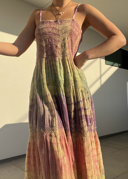 Sparkle Pastel Midi Dress (M-L)