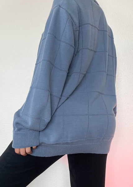 90's Cornflower Blue Knit (XL)