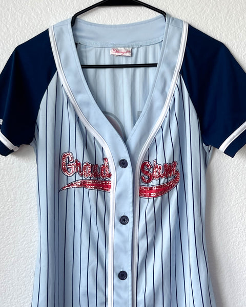 Y2k Baseball Mini Dress (S/M)