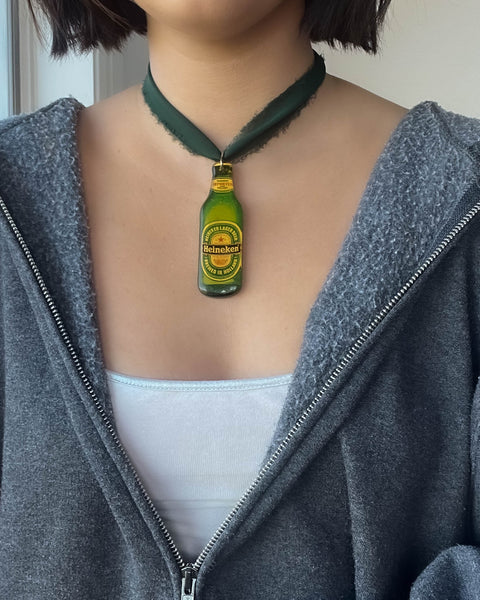 90's Heineken Beer Bottle Choker