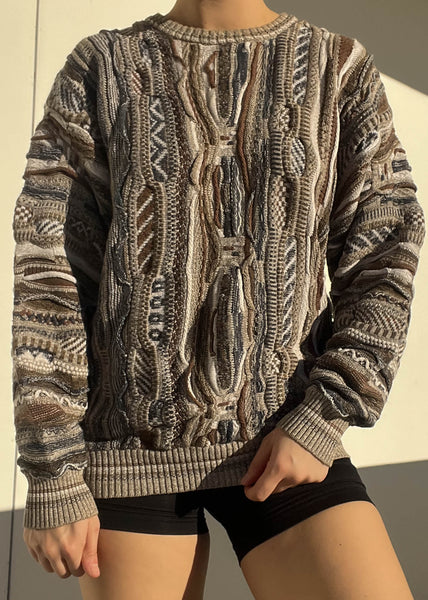 80's Coogi Style Sweater (S)