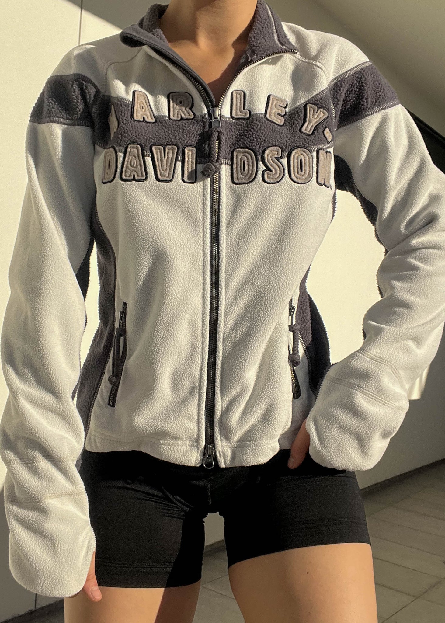 Harley Double Zip Fleece Jacket (S)