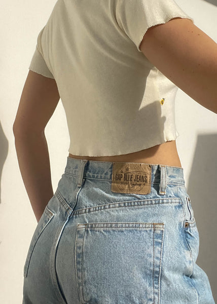 80's Sunflower Baby Tee (S)