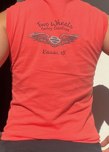 Y2k Kauai Tropical Harley Tank (S)