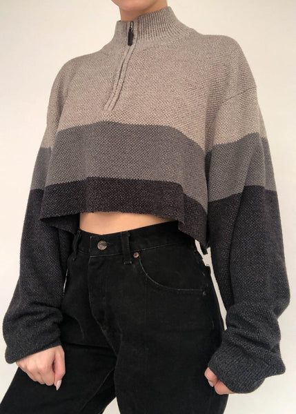 Grayscale Zip-Up