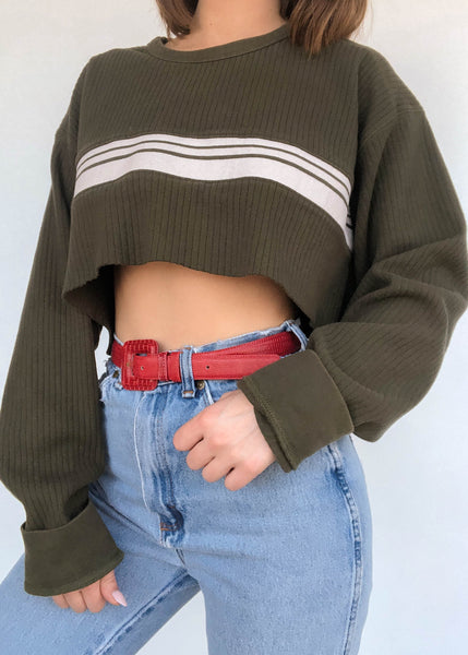 Olive Sk8 Sweater