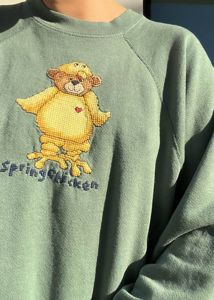 Spring Chicken 90's Sweatshirt (M)