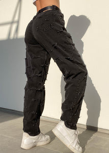 Black 90’s Eddie Bauer Distressed Jeans (31”)