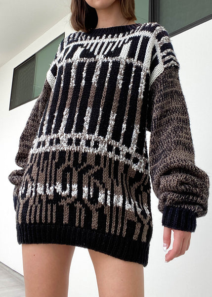 Classic 80's Grandpa Sweater (XL)
