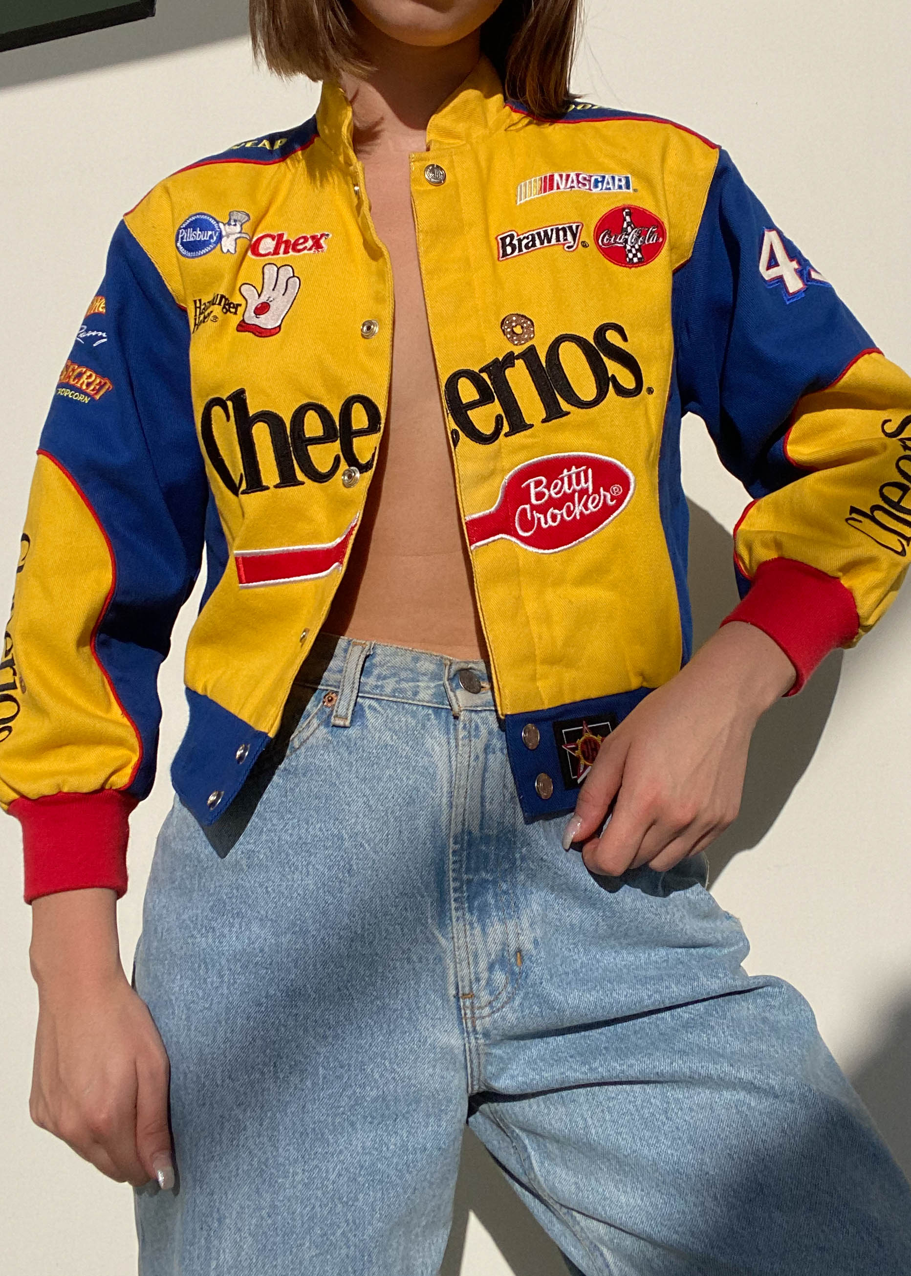 Y2k Cheerios Race Jacket (XS-S) – Retro and Groovy