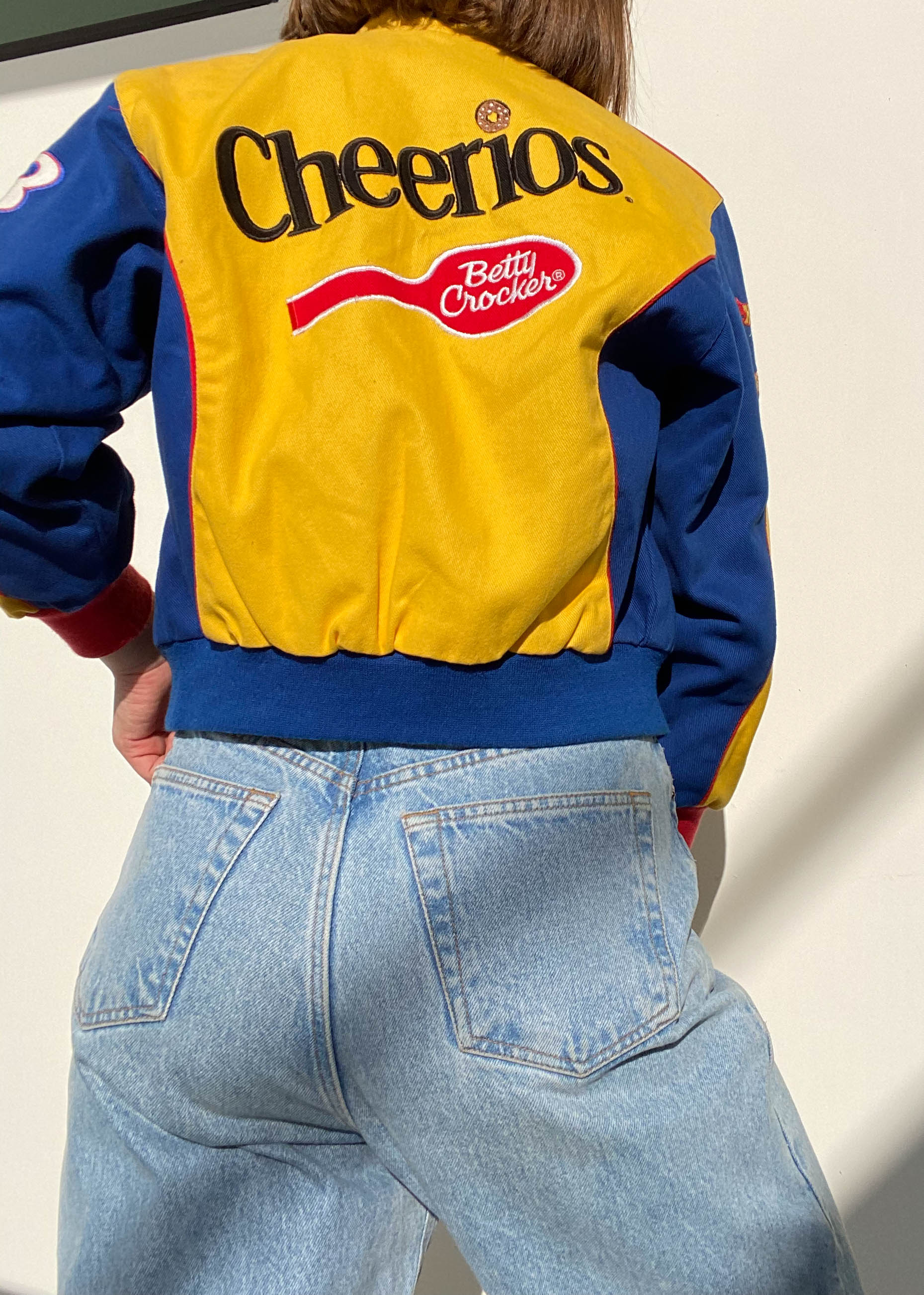 Y2k Cheerios Race Jacket (XS-S) – Retro and Groovy