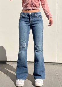 Juicy Low-Rise Flared Jeans